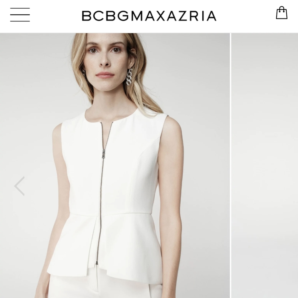 ABRIELLE SLEEVELESS PEPLUM TOP